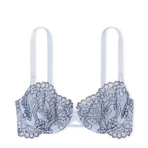 VICTORIA SECREt Elegant Lace Underwire Bra - Blue